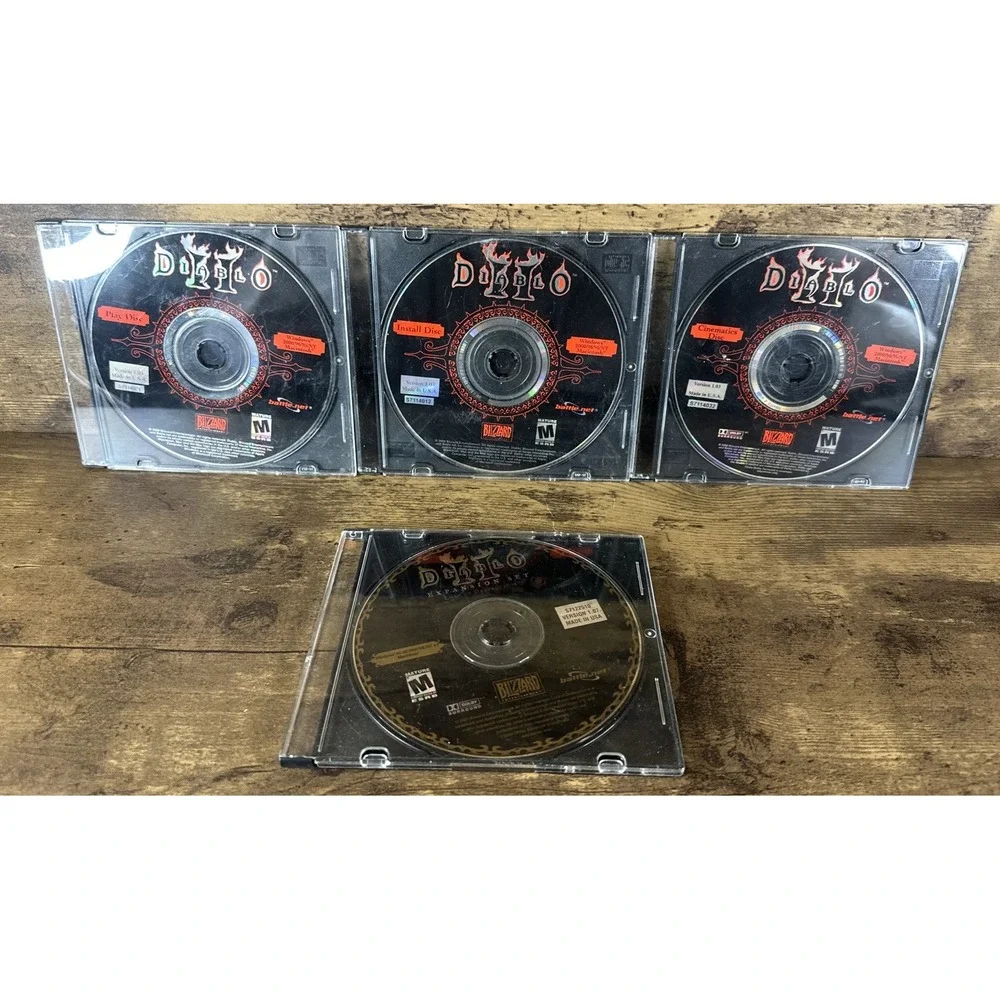 Diablo II PC Game Play, install, Cinematic, And Expansion Set Disc Only Tested